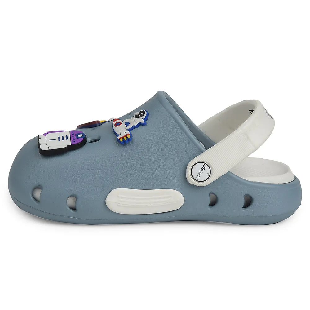 A-HA Blue Casual Clogs For Kids CUTIER By Liberty