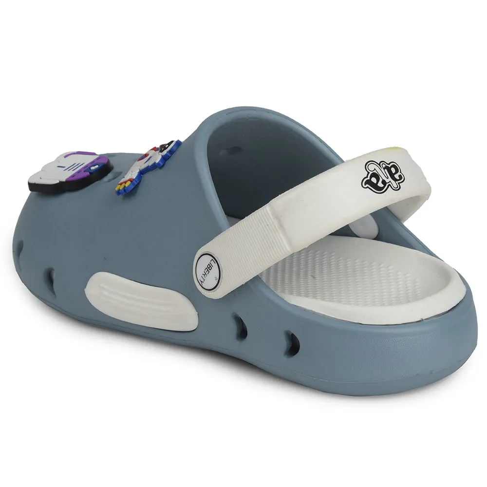 A-HA Blue Casual Clogs For Kids CUTIER By Liberty