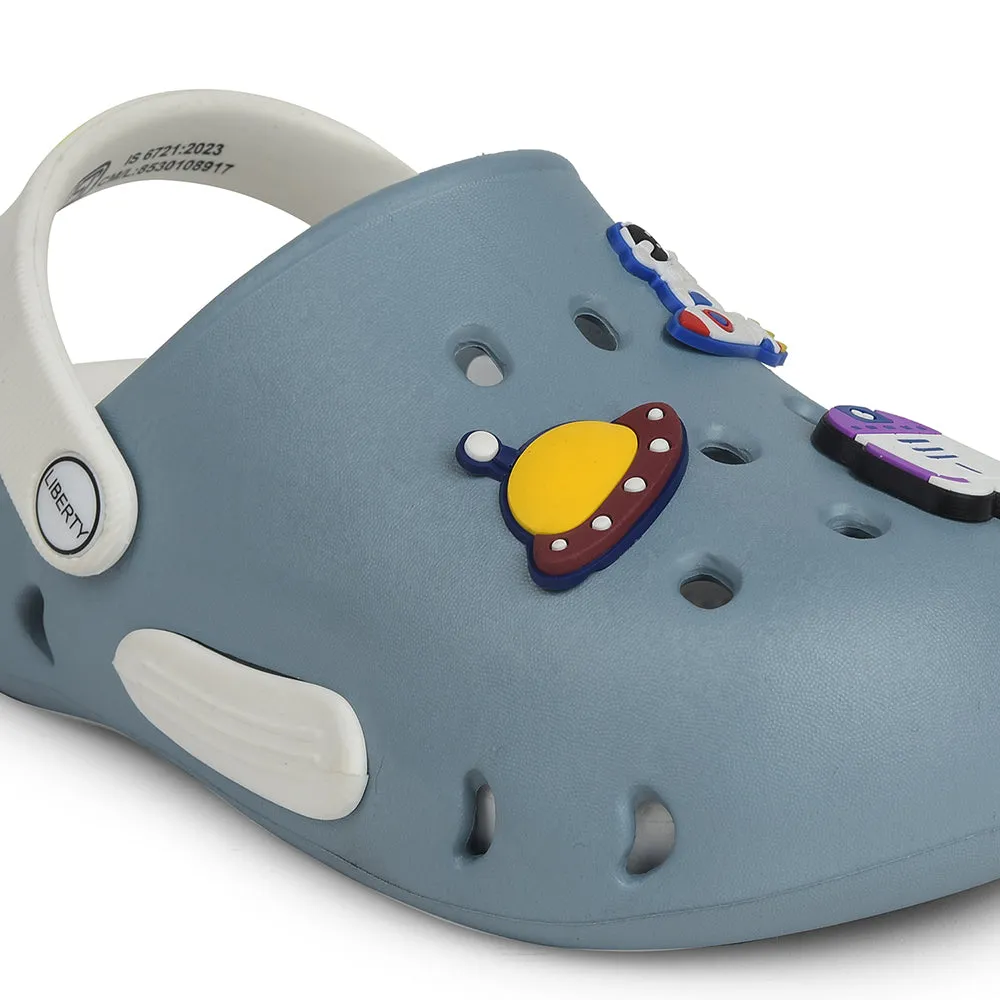 A-HA Blue Casual Clogs For Kids CUTIER By Liberty