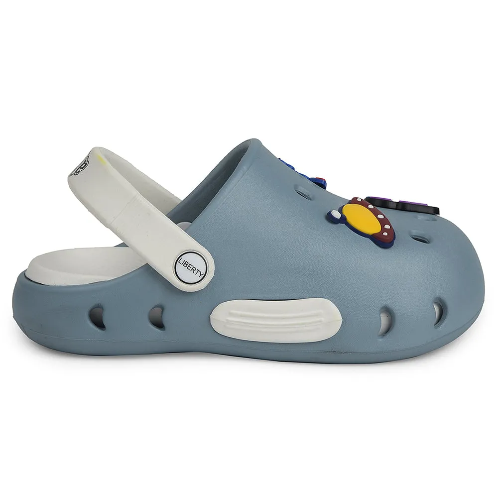 A-HA Blue Casual Clogs For Kids CUTIER By Liberty
