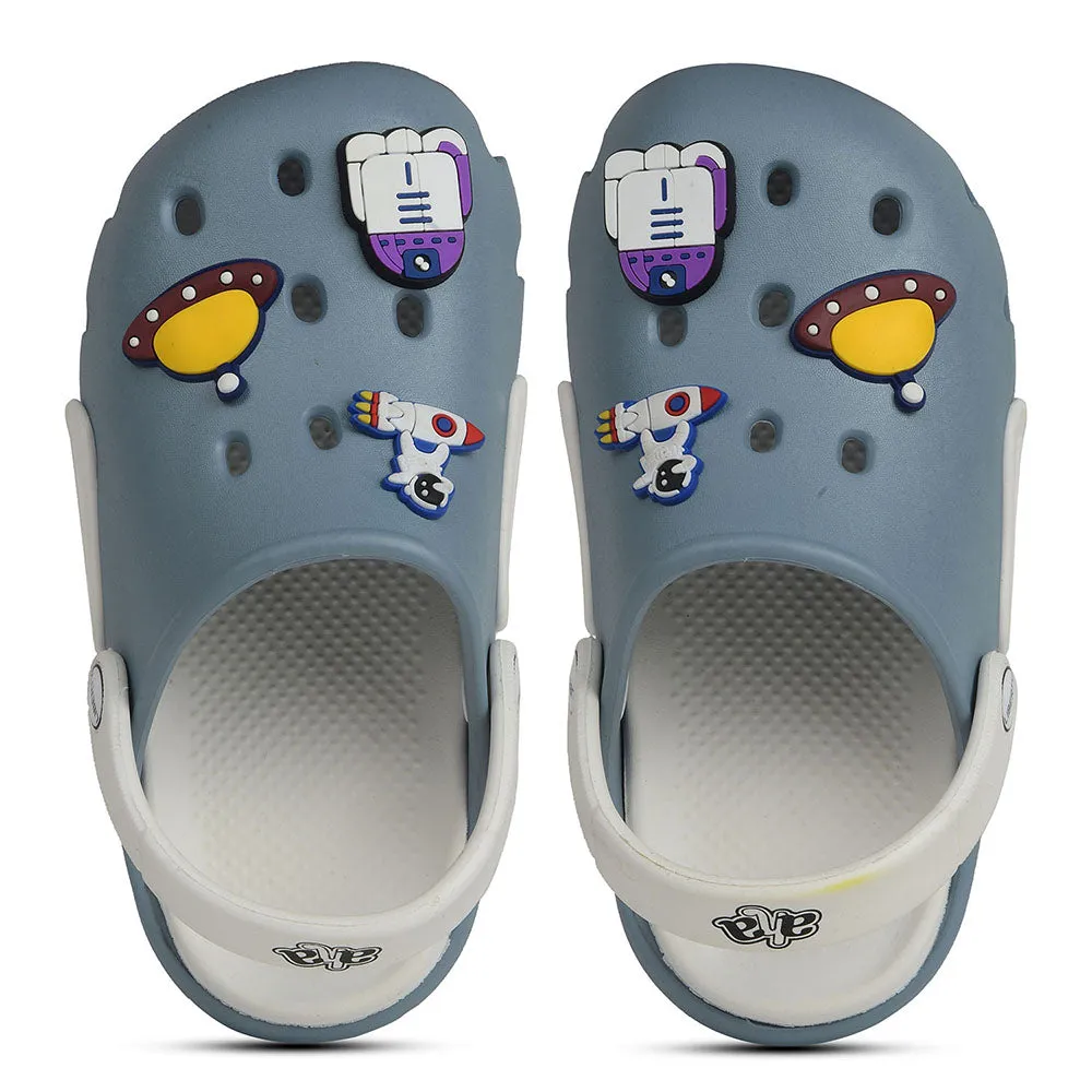 A-HA Blue Casual Clogs For Kids CUTIER By Liberty