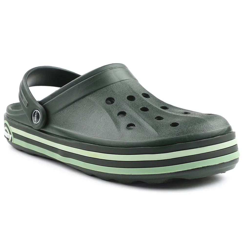 A-HA Green Casual Slingback Clogs For Men LITEWALKNR By Liberty