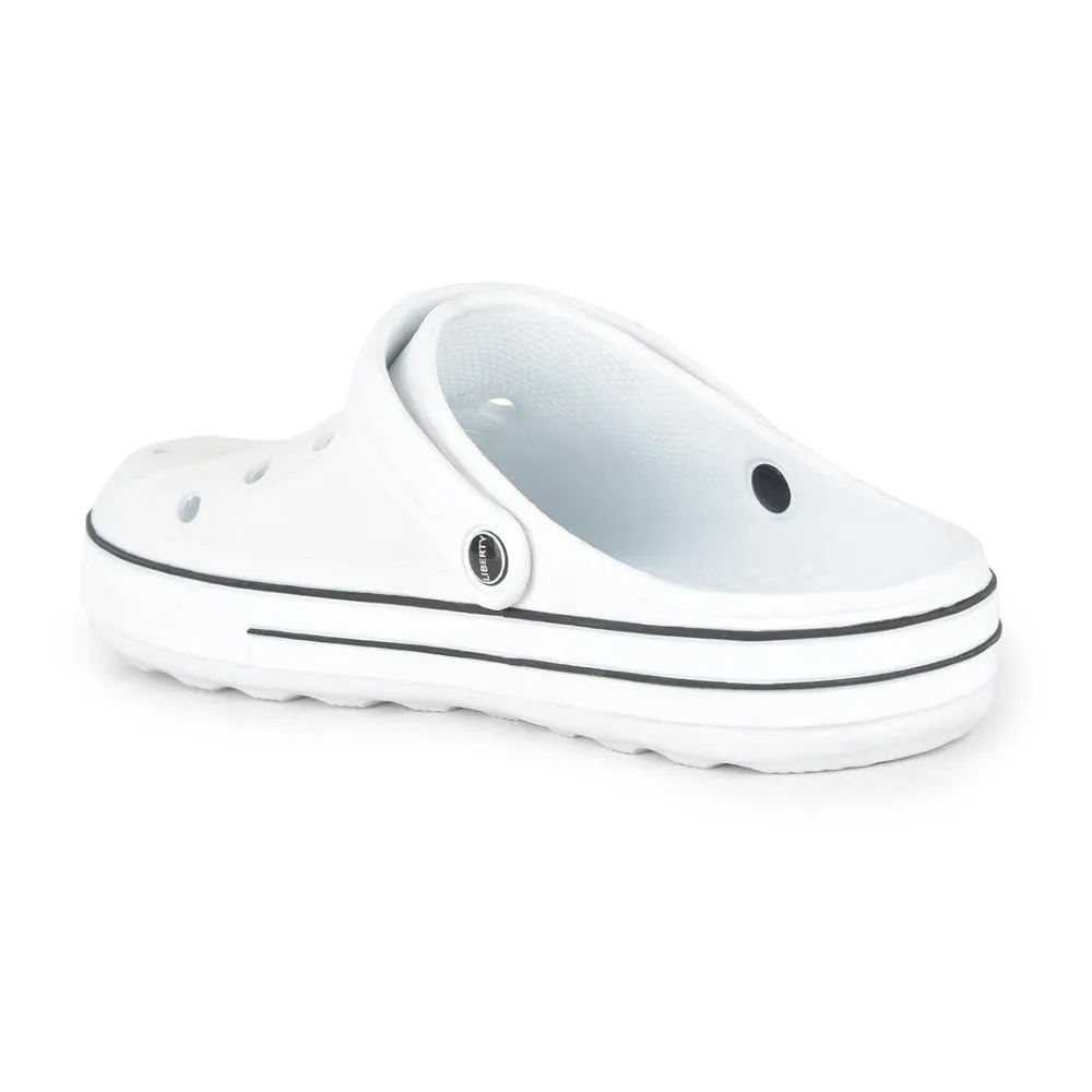 A-HA Off White Casual Slip-on Clogs For Men LITEWALK By Liberty