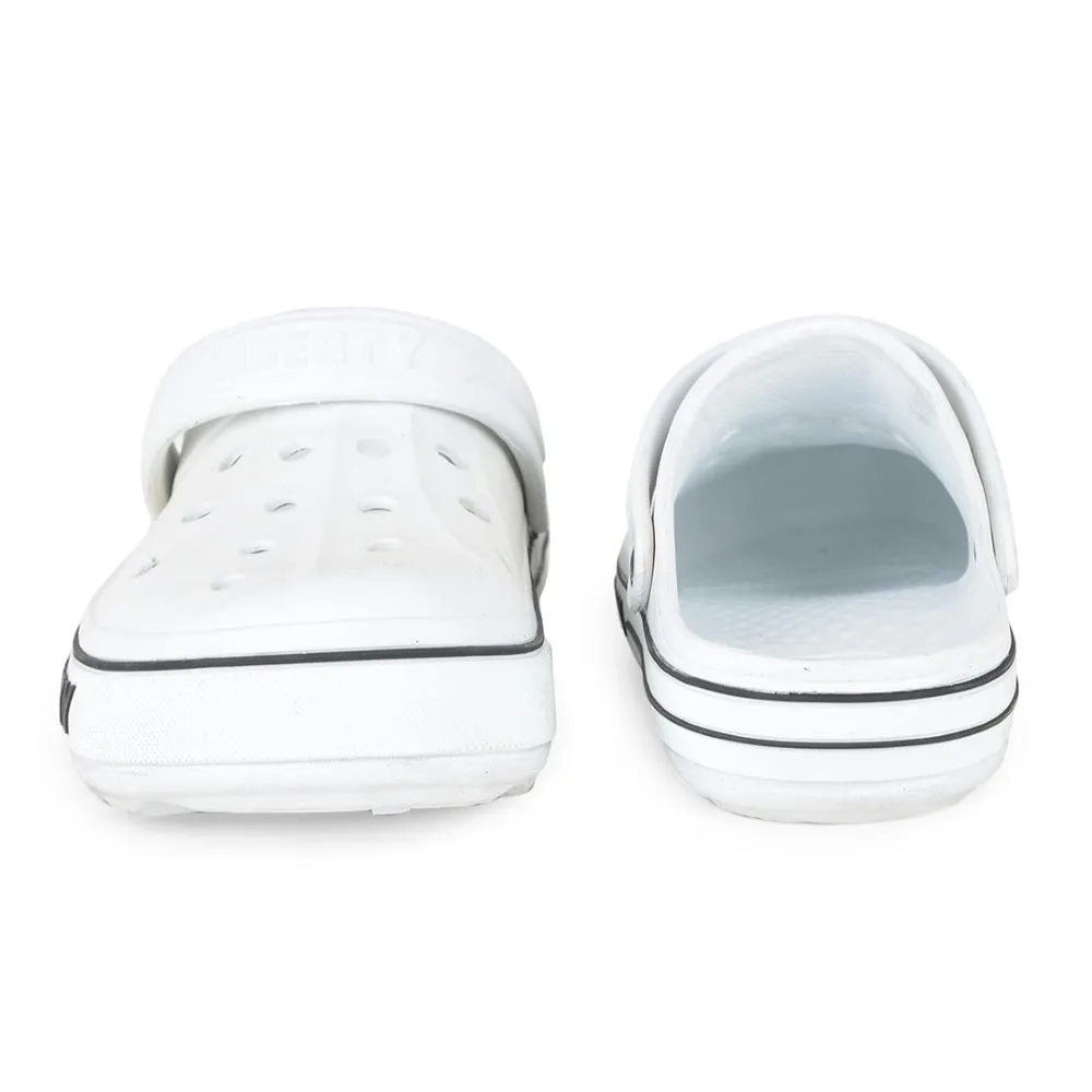 A-HA Off White Casual Slip-on Clogs For Men LITEWALK By Liberty