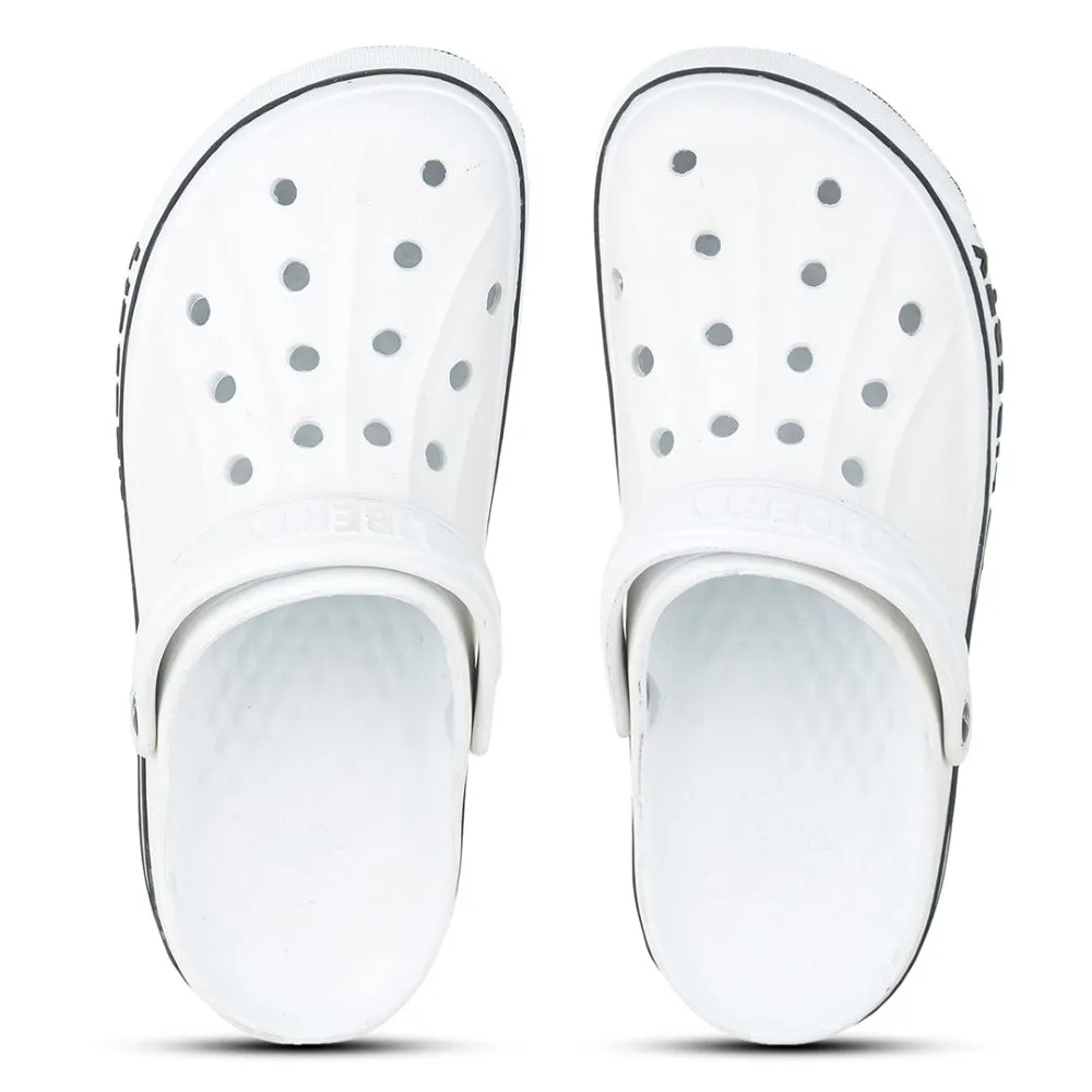 A-HA Off White Casual Slip-on Clogs For Men LITEWALK By Liberty