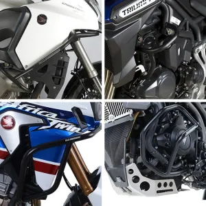 Adventure Bars (upper) Black BMW F900R 20- R&G (AB0064BK)