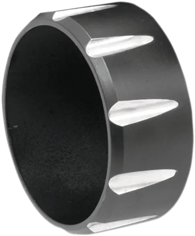 Bassani Manufacturing 1X27SB 3in. Firepower Slip-Ons - Black Billet Slash-Cut End Cap - Chrome