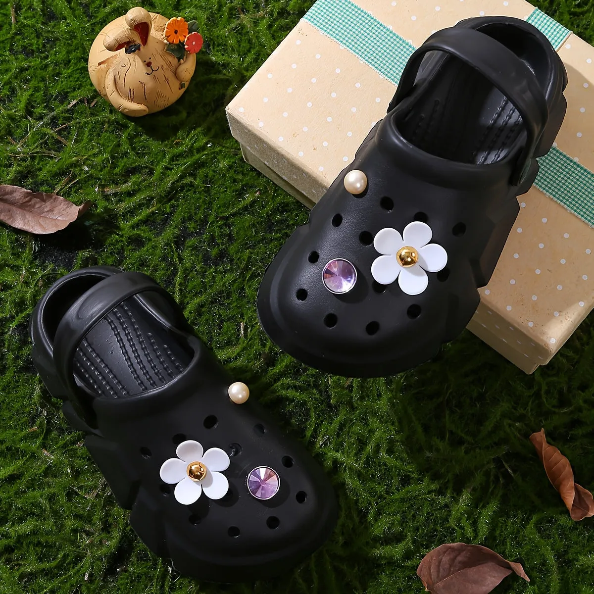 Casual Cute Non Slip Clogs For Girls, FS