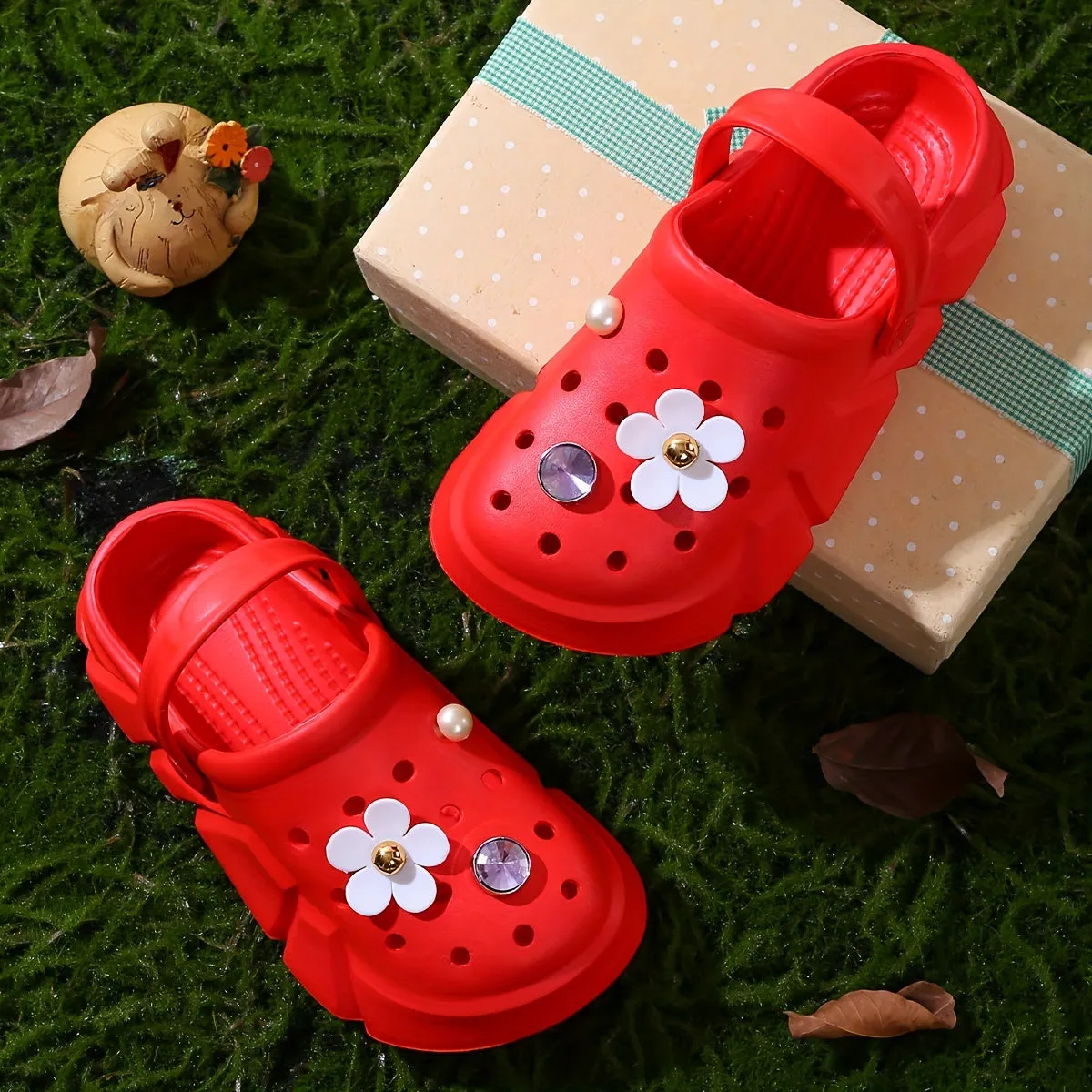 Casual Cute Non Slip Clogs For Girls, FS