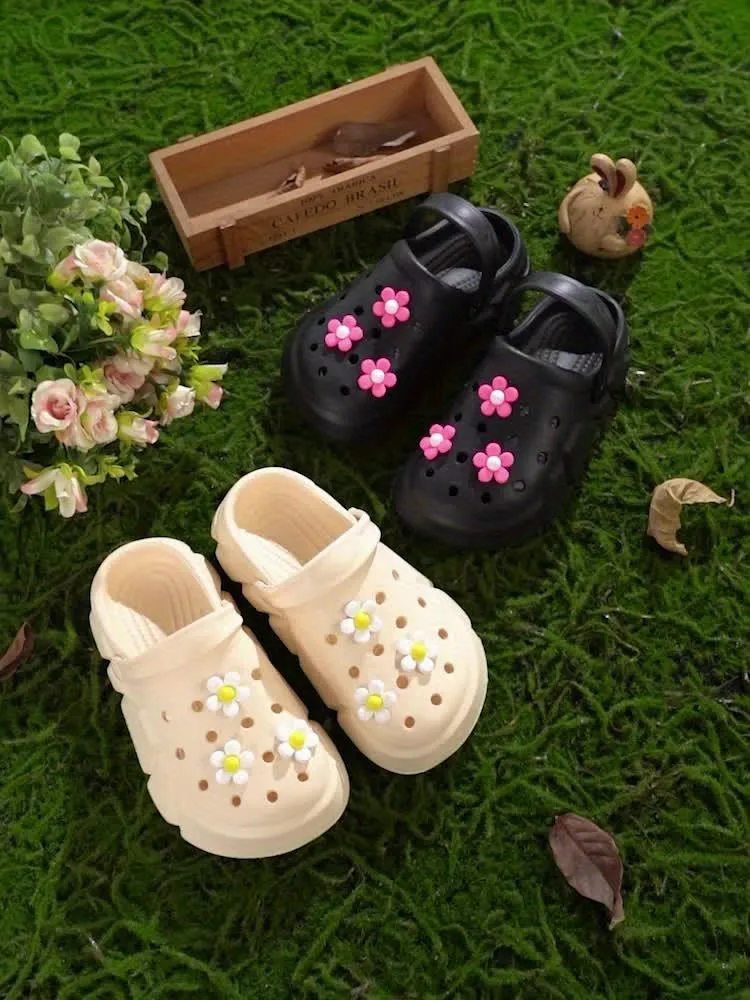 Casual Cute Non Slip Clogs For Girls, FS