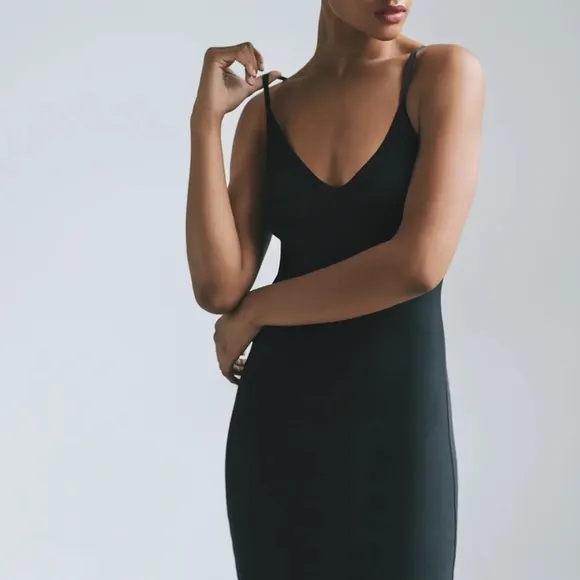 COMMANDO Two-Faced Tech Control Slip in Black Size XS