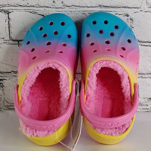 'CROCS' FUZZY LINED CLOG
