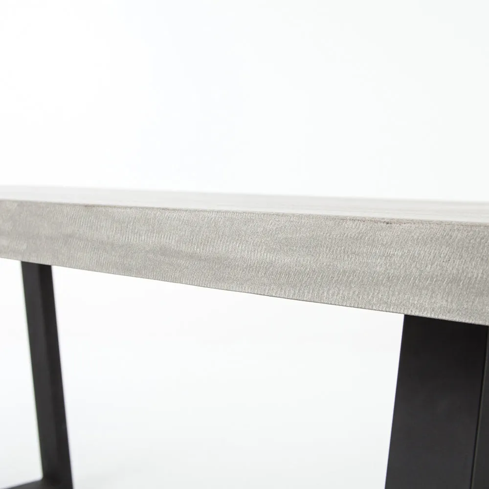 CYRUS OUTDOOR  DINING TABLE 79"-GREY