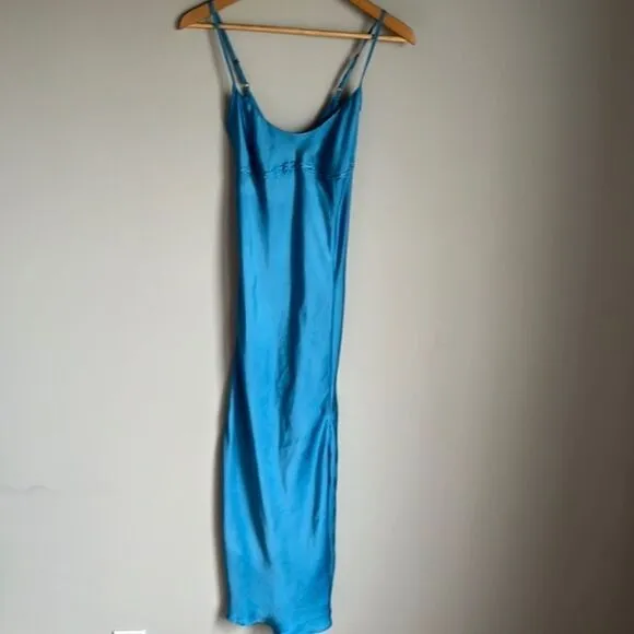 Free People Intimately Right This Way bias slip dress. Size Medium NWOT