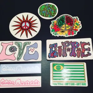 Global Village Sticker pack assorted