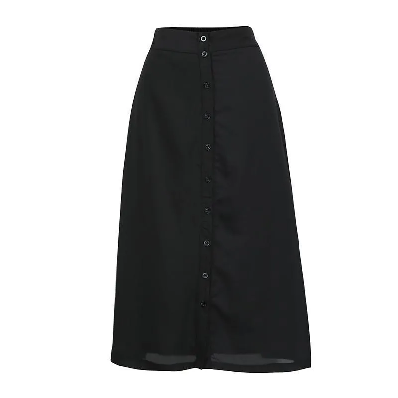 High Waist Midi Skirt