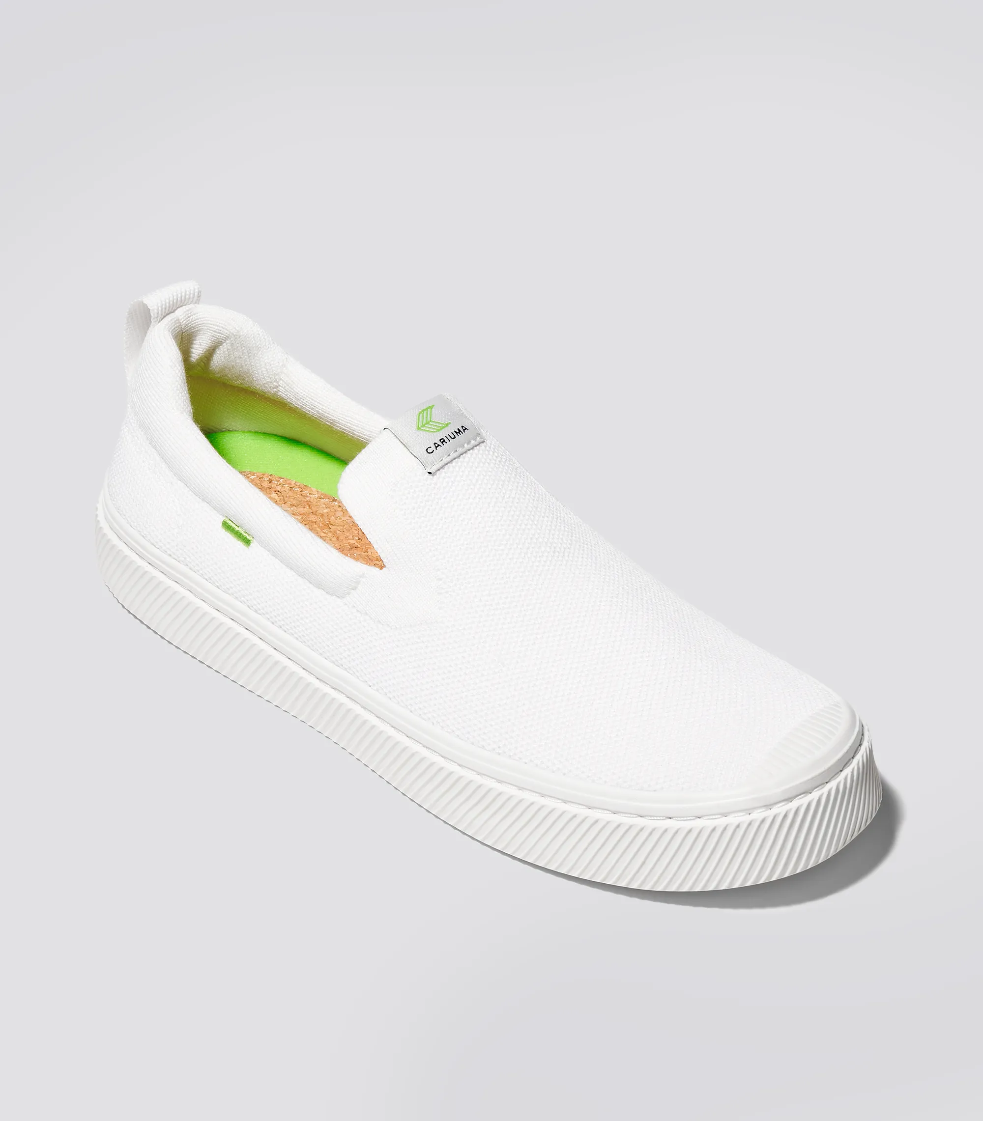 IBI SLIP-ON White Knit Sneaker Women