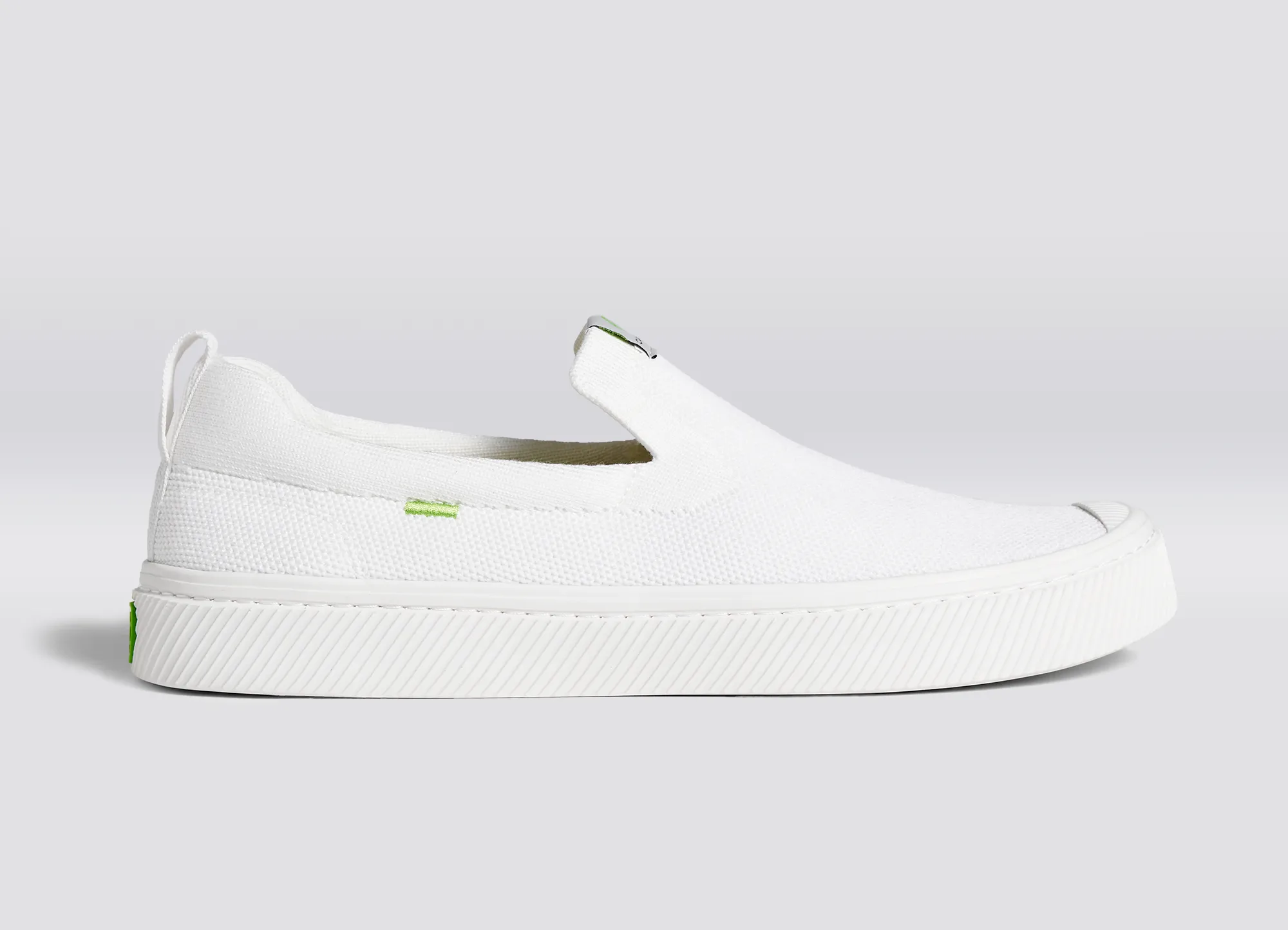 IBI SLIP-ON White Knit Sneaker Women
