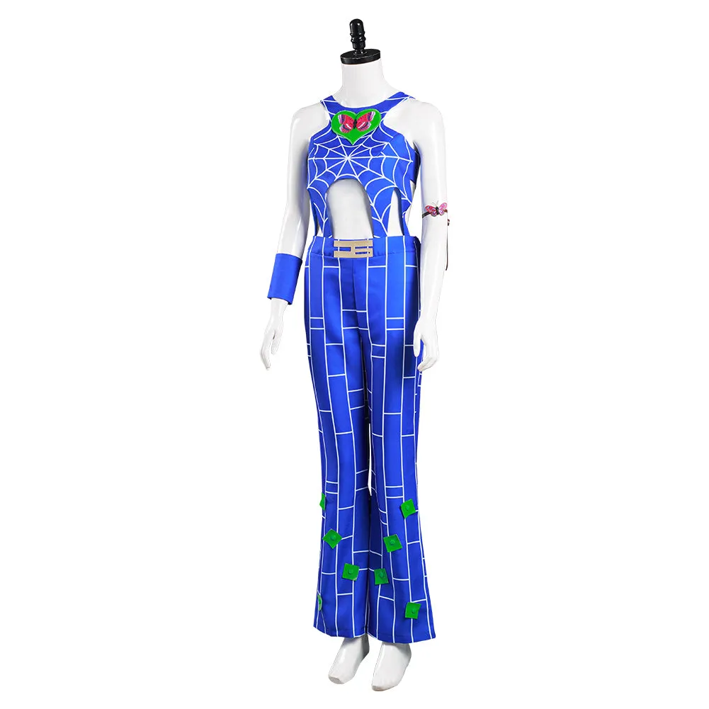 JoJo‘s Bizarre Adventure : Stone Ocean Halloween Carnival Suit Jolyne Cujoh Cosplay Costume Pants Vest Outfit