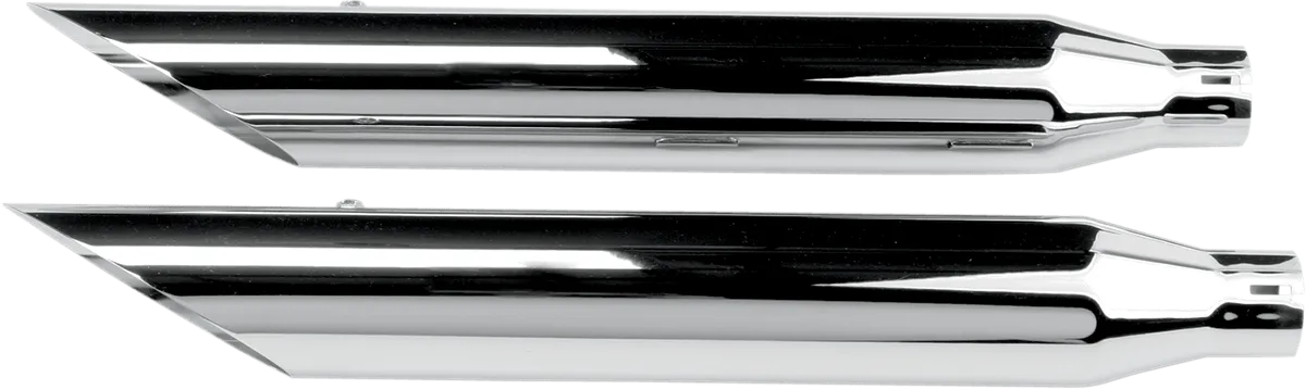 Khrome Werks 202450 3in. HP-Plus Slip-On Mufflers - Tapered - Chrome