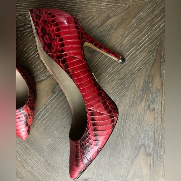 Michael Kors RED LEATHER HEELS