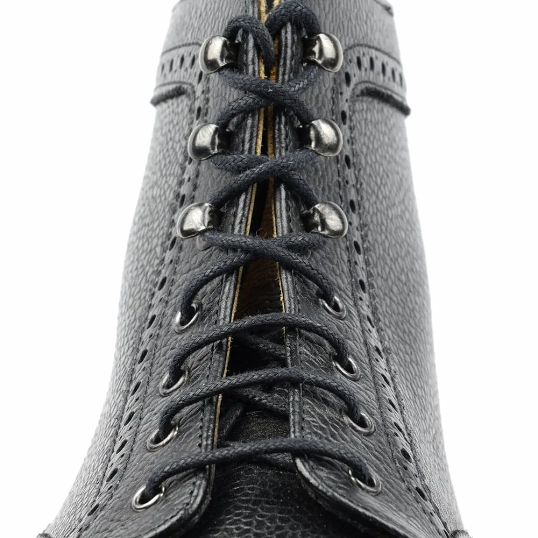 Mountain Boot's Cuir Grainé Noir