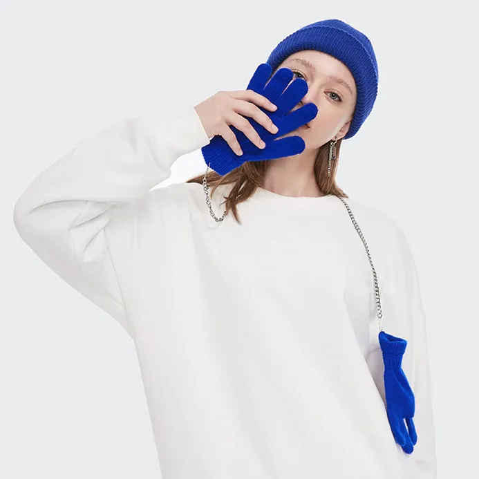 "CAPCUFF" Bonnet Bleu Streetwear - URB1™