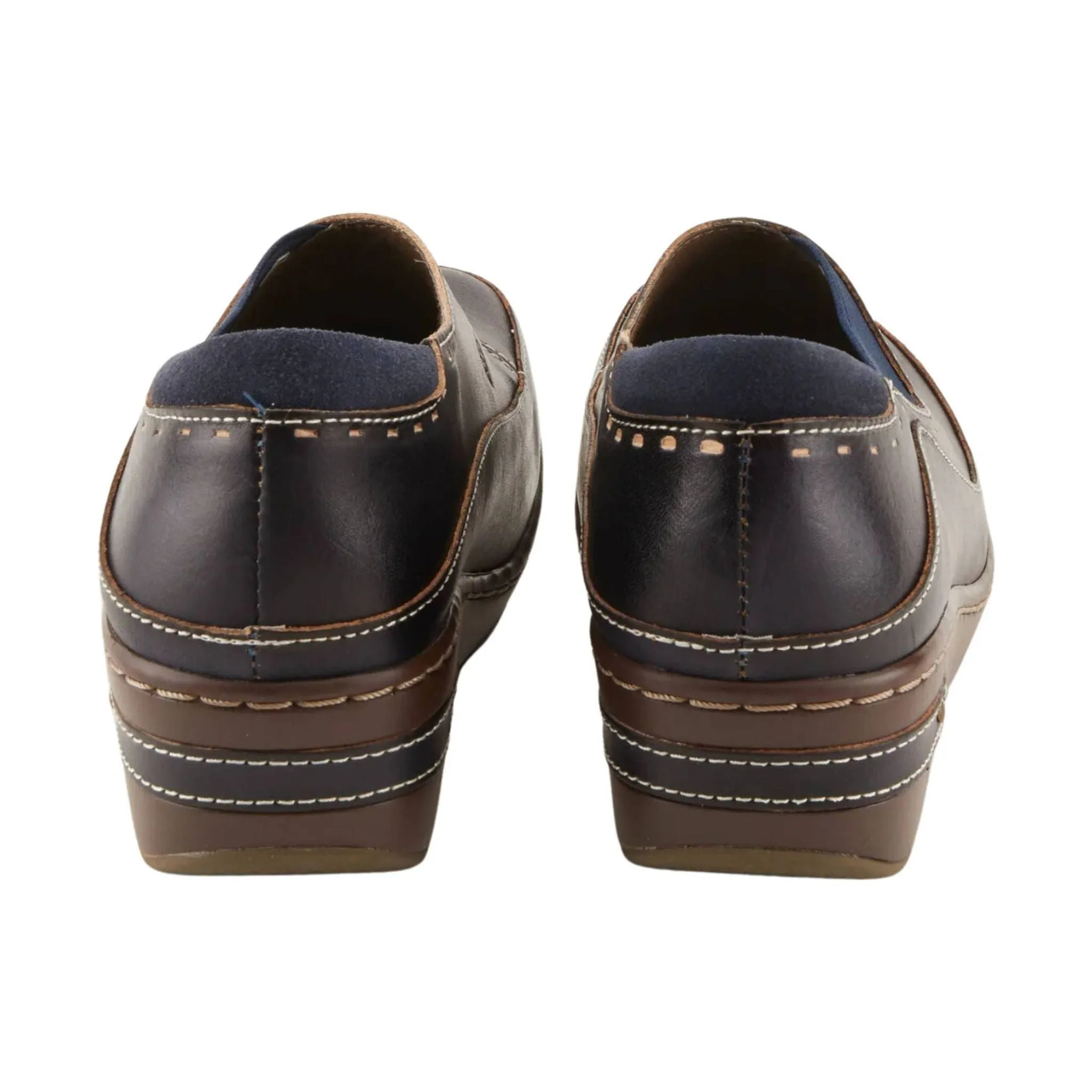 Spring Step L'artiste Women's Burbank Clogs - Navy