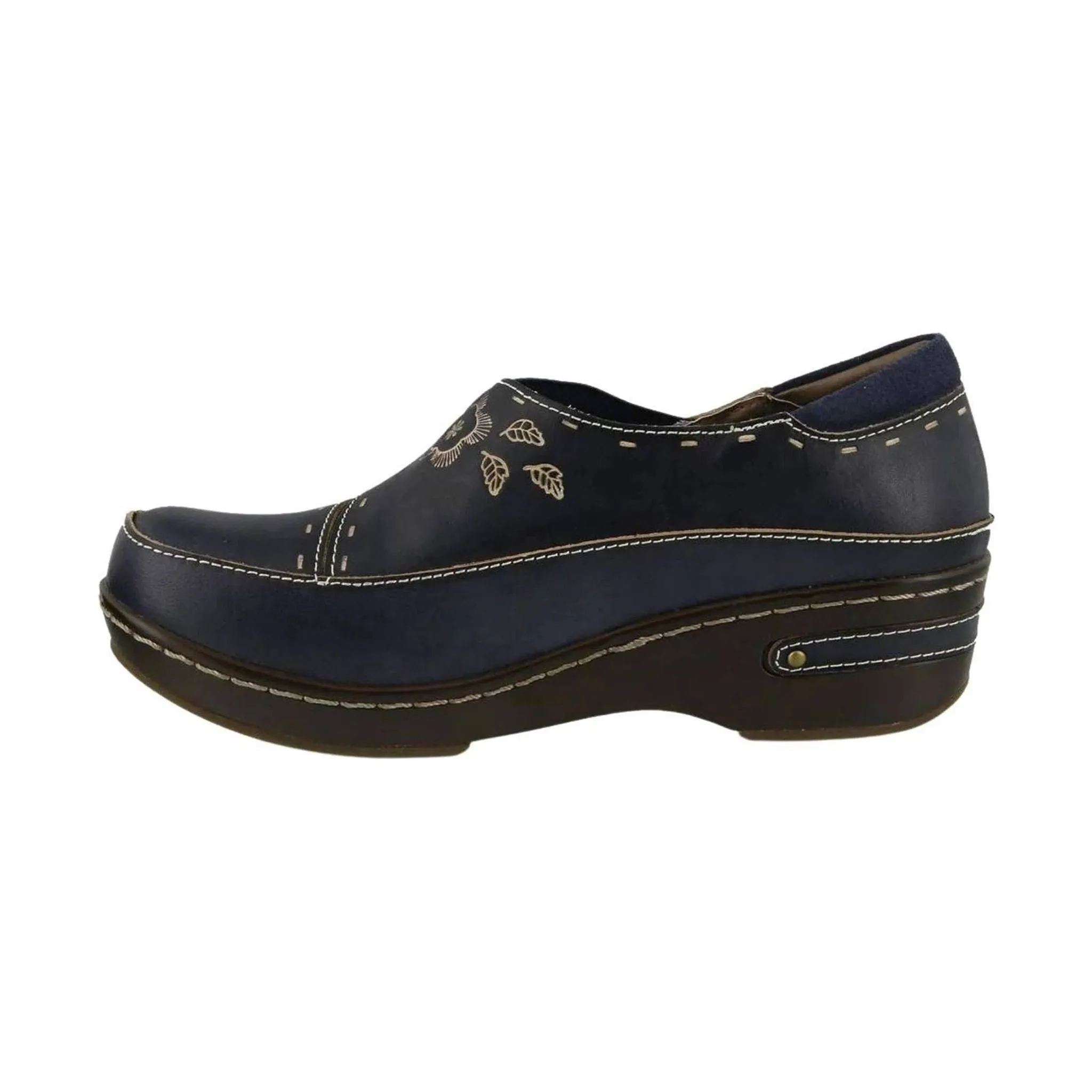 Spring Step L'artiste Women's Burbank Clogs - Navy