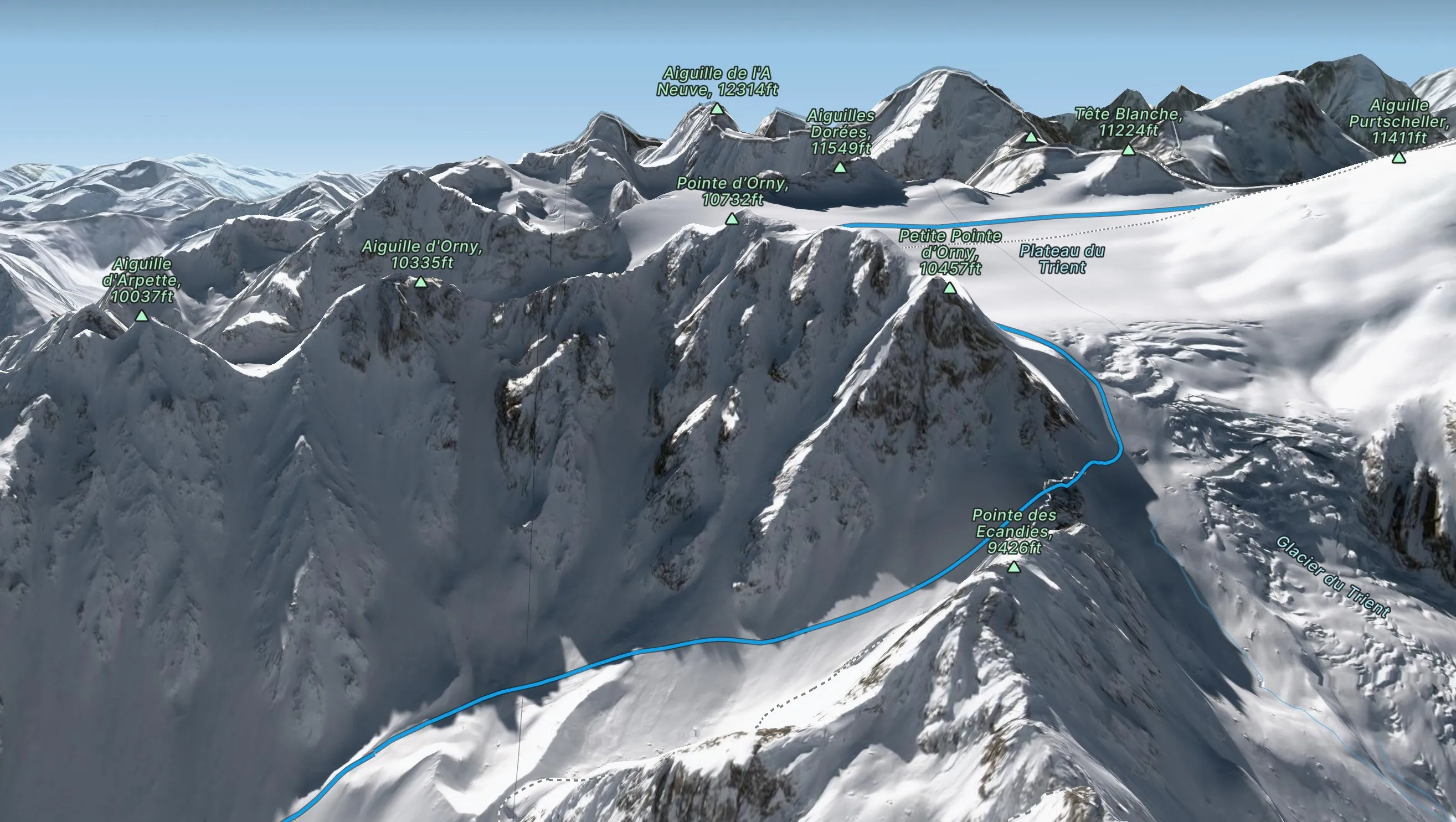 The Haute Route Ski Tour